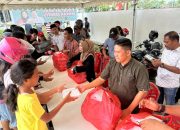 Ribuan Warga Padati Posko Calon Wali Kota Kendari Yudhi-Nirna, Dapat Makanan Gratis