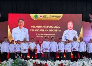 Bupati konawe Yusran Akbar ST. Melantik Pengurus, PMI. Konawe Periode, 2025 – 2030