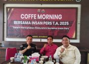 Ketua JMSI Sultra Hadiri Coffee Morning Perdana Bersama Polda Sultra
