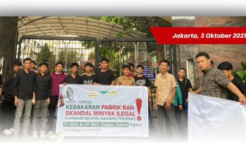 Kebakaran Pabrik Ban di Konawe Selatan: Skandal Minyak Ilegal yang Ditutup-Tutupi!