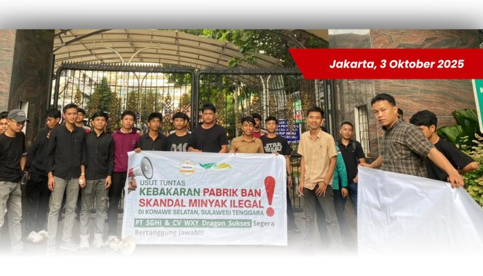 Kebakaran Pabrik Ban di Konawe Selatan: Skandal Minyak Ilegal yang Ditutup-Tutupi!