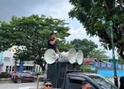 Aksi di Kemenag Sultra, Massa Soroti Dugaan Pengaturan Pengadaan E-Katalog Dan RUP