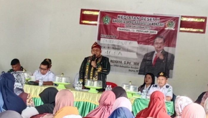Resa II desa silea Ketua DPRD Kabuten Konawe I Made Asmaya S.Pd.MM Serap Aspirasi Masyarakat Usulan Pengadaan Bibit Sawit Jadi Poioritas.